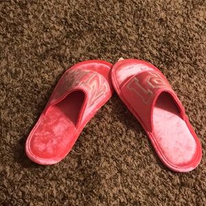 Pink slippers